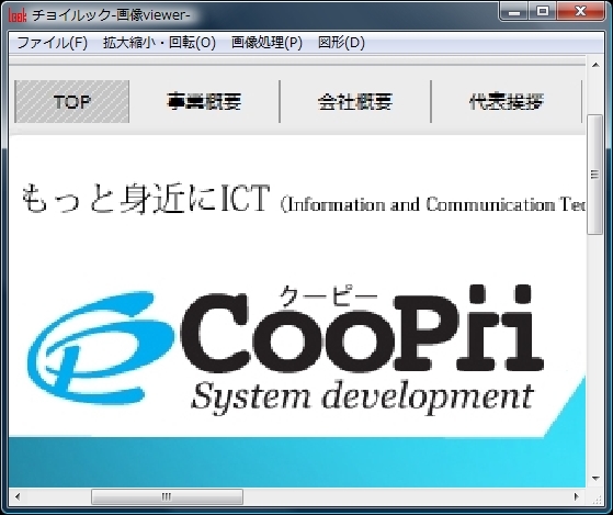 拡大表示した画像 拡大表示した画像